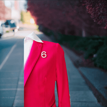 Load image into Gallery viewer, PEARL NUMBER BROOCH