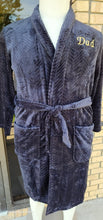 Load image into Gallery viewer, Velour Herringbone Bathrobe
