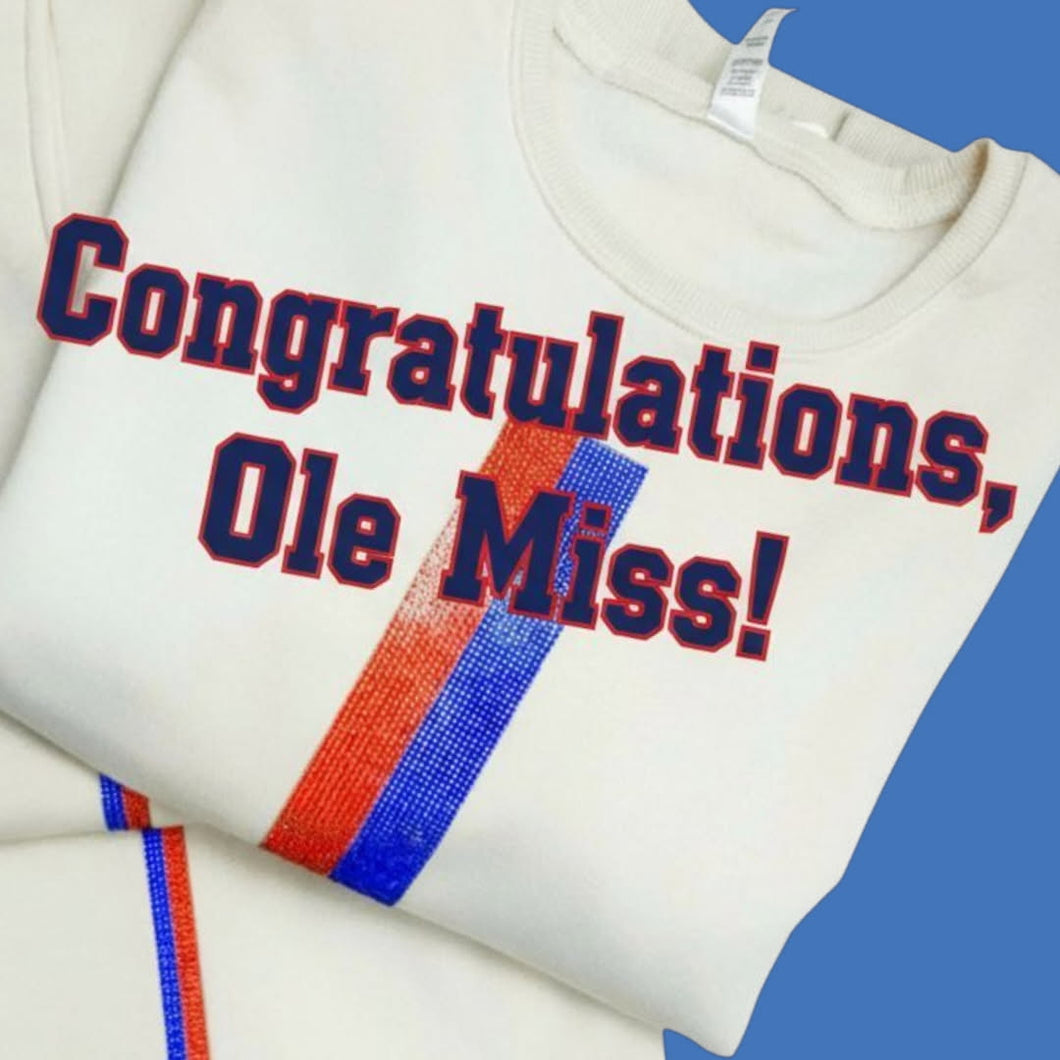 Sweatsuit - Ole Miss Rhinestones Bowl Bound
